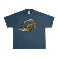 Midnight Navy crocodile Urban Heavy Tee - LillyAllenDesigns