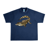 Navy crocodile Urban Heavy Tee - LillyAllenDesigns
