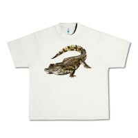 Pistachio crocodile Urban Heavy Tee - LillyAllenDesigns