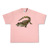 Salmon crocodile Urban Heavy Tee - LillyAllenDesigns