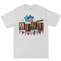 Dove Grey American Mini 4th of july Premium Tee - CowGirlArtShop