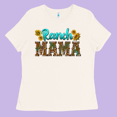 Ranch Mama Ladies Tee Designed By Texasbilliewilder
