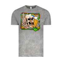 Cloud Rock st patricks day peace skull Vintage Tee - Jasminsmagicworld