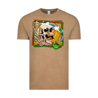 St Patricks Day Peace Skull Vintage Tee | Teevron