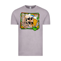Vintage Zinc st patricks day peace skull Vintage Tee - Jasminsmagicworld