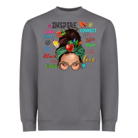 Storm Teacher messy bun caucasian Heavyweight Sweatshirt - NancyCooperArtShop