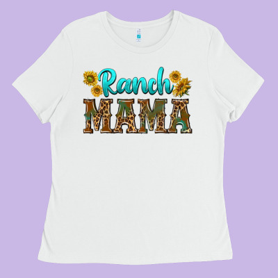 Ranch Mama Ladies Tee Designed By Texasbilliewilder