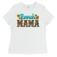 White ranch mama Ladies Tee - texasbilliewilder