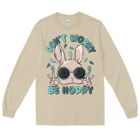 Mushroom don't worry be hoppy Long Sleeve Tee - MaliasSmallBusiness