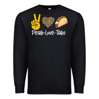 Black Peace Love Tacos Premium Sweatshirt - Bettercallsaul