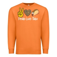 Carrot Peace Love Tacos Premium Sweatshirt - Bettercallsaul