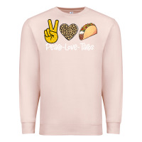 Peace Love Tacos Premium Sweatshirt | Teevron