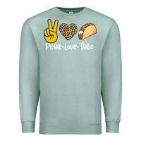 Seafoam Peace Love Tacos Premium Sweatshirt - Bettercallsaul