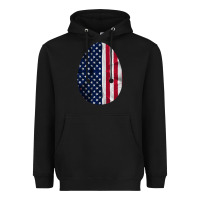 Black AMERICAN FLAG Heavyweight Hoodie - Bettercallsaul