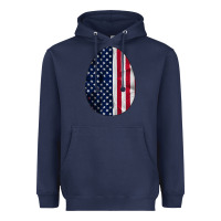 Navy AMERICAN FLAG Heavyweight Hoodie - Bettercallsaul