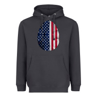 Smoke AMERICAN FLAG Heavyweight Hoodie - Bettercallsaul