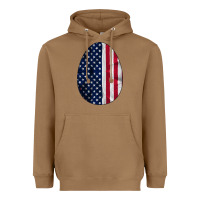 Toasted Coconut AMERICAN FLAG Heavyweight Hoodie - Bettercallsaul