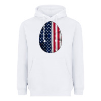 White AMERICAN FLAG Heavyweight Hoodie - Bettercallsaul
