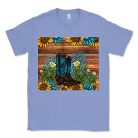 Boot Cactus Sunflower Gemstone Classic Tee | Teevron