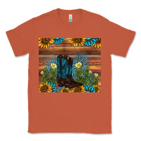 Copper boot cactus sunflower gemstone Classic Tee - AdoDesignShop