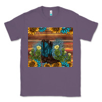 Lavender boot cactus sunflower gemstone Classic Tee - AdoDesignShop