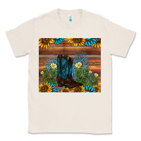 Natural boot cactus sunflower gemstone Classic Tee - AdoDesignShop