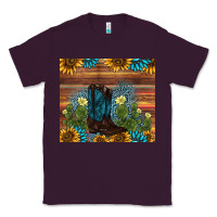 Plum boot cactus sunflower gemstone Classic Tee - AdoDesignShop