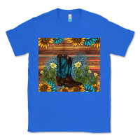 True Royal boot cactus sunflower gemstone Classic Tee - AdoDesignShop
