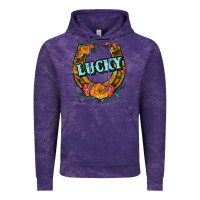 Cloud Purple horseshoe lucky Vintage Hoodie - JahusDesignShop