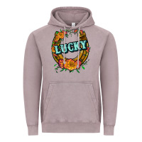Horseshoe Lucky Vintage Hoodie | Teevron