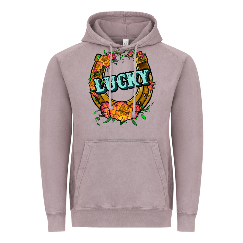Horseshoe Lucky Vintage Hoodie by JahusDesignShop | Teevron