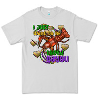 Dove Grey crawfish i just want to be loved bayou Premium Tee - FaDigitalArtStudio