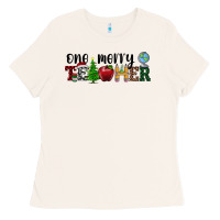 Bone one merry teacher Ladies Tee - RanaPortraitStore
