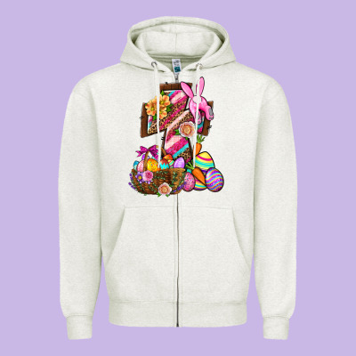 He Is Risen Zipper Hoodie Designed By Bundleandbundleshop