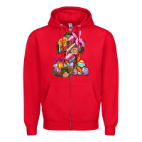 Red He Is Risen Zipper Hoodie - BundleAndBundleShop