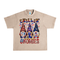 French Oak Chilling with my gnomies with usa Urban Heavy Tee - NancyCooperArtShop
