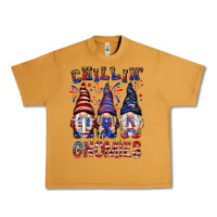 Peanut Butter Chilling with my gnomies with usa Urban Heavy Tee - NancyCooperArtShop