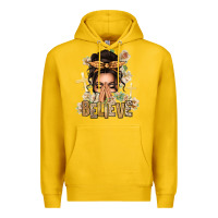 Lemon believe praying caucasian messy bun Premium Hoodie - texasbilliewilder