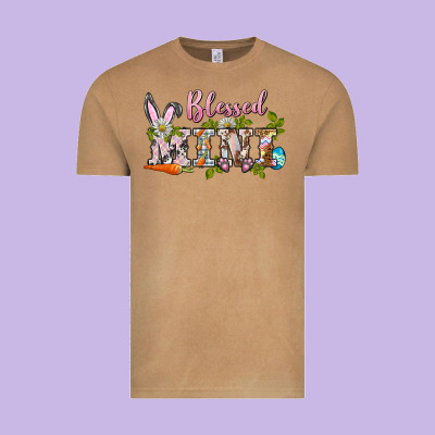 Blessed Mini Easter Vintage Tee Designed By Barkaloodesign