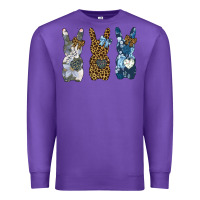 Purple Easter Bunnies Premium Sweatshirt - Bettercallsaul