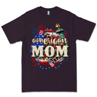 Plum American Mom 4th of July Premium Tee - CowGirlArtShop