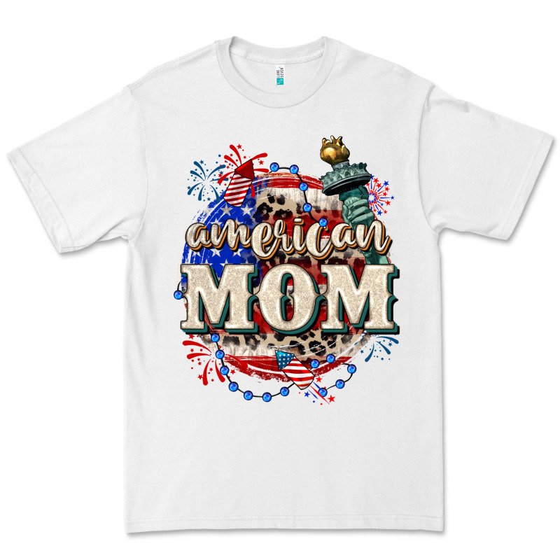 American Mom 4th Of July Premium Tee by CowGirlArtShop | Teevron
