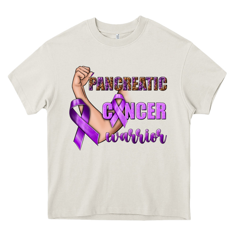Pancreatic Cancer Warrior Heavy Core Tee by texasbilliewilder | Teevron