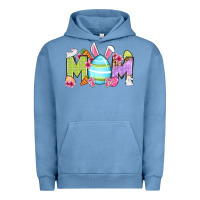 Pigment Pebble Blue Easter mom Urban Hoodie - OliviaCreatesArt