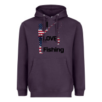 Plum I love fishing Heavyweight Hoodie - Bettercallsaul