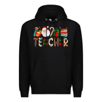 Black teacher christmas Premium Hoodie - JahusDesignShop