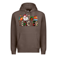 Coffee teacher christmas Premium Hoodie - JahusDesignShop