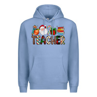 Colony Blue teacher christmas Premium Hoodie - JahusDesignShop