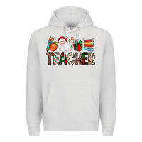 Dove Grey teacher christmas Premium Hoodie - JahusDesignShop