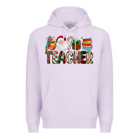 Lilac teacher christmas Premium Hoodie - JahusDesignShop